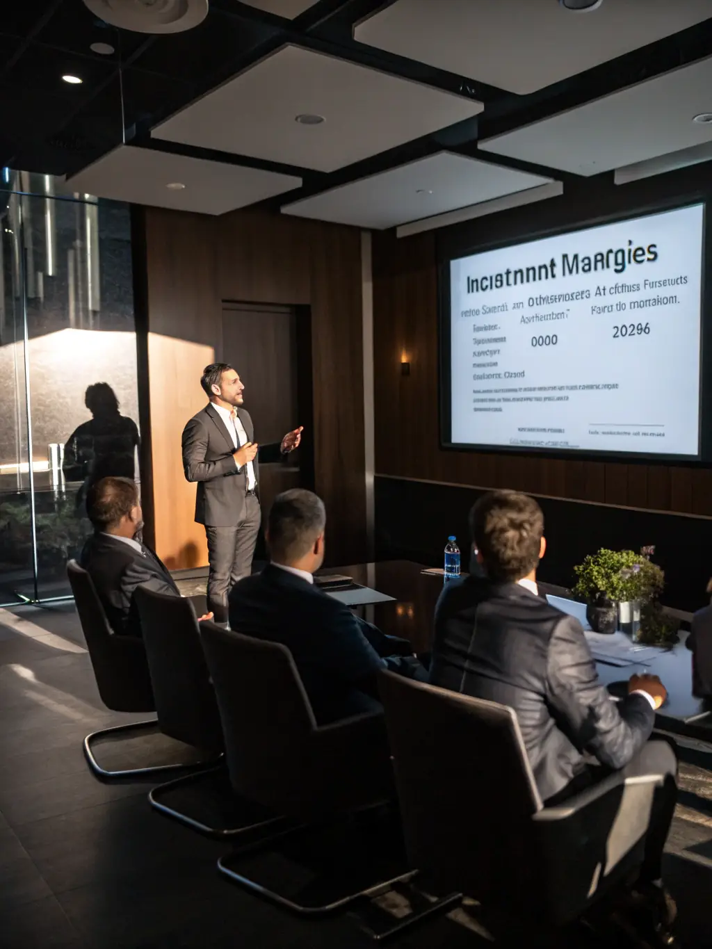 An image of a diverse group of people attending a seminar on investment strategies, showcasing advanced financial education.